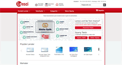Desktop Screenshot of lensci.com